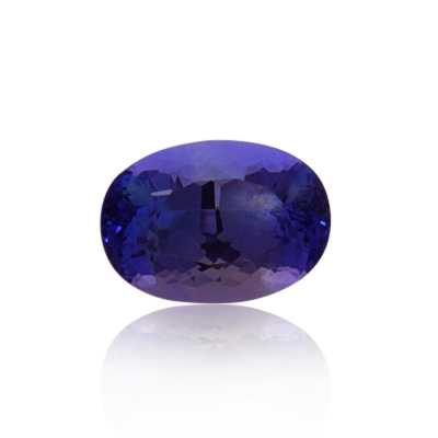 3.66 ct Blue Tanzanite - Oval
