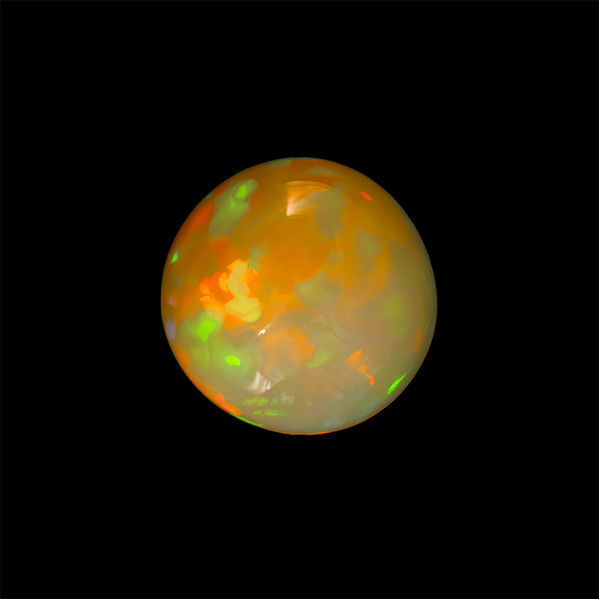 32.71 ct Brown Opal - Round