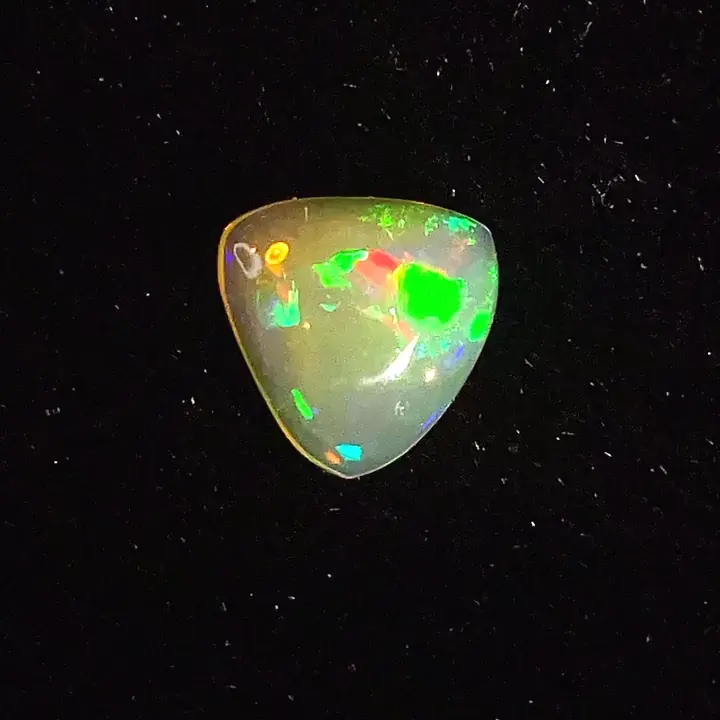 0.89 ct Colorless Opal - Trillion