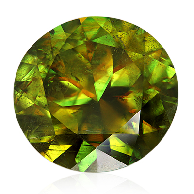 48.69 ct Green Sphene - Round