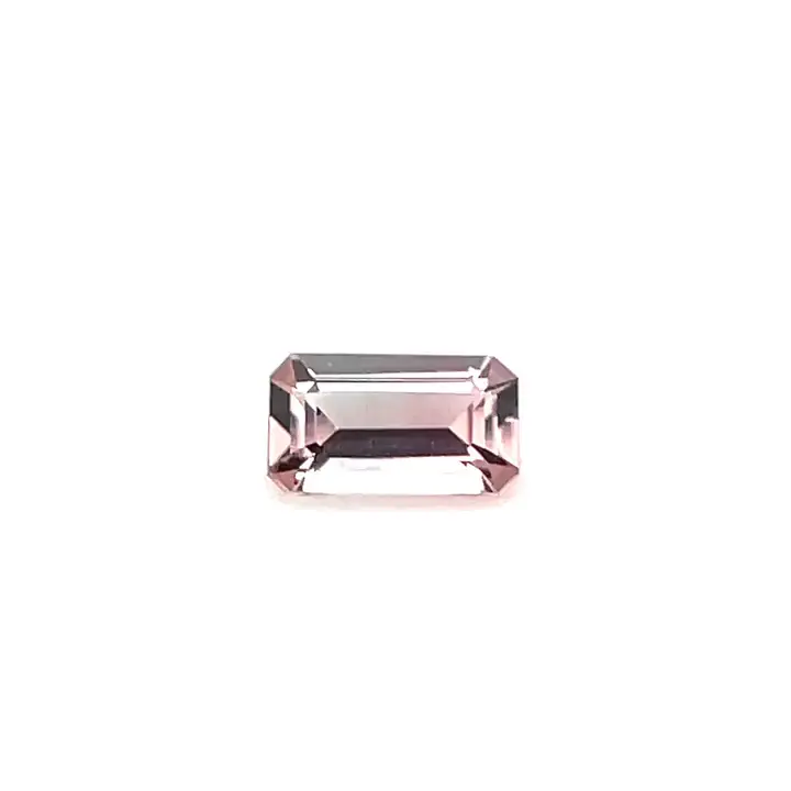 0.91 ct Bi-color Tourmaline - Emerald Cut