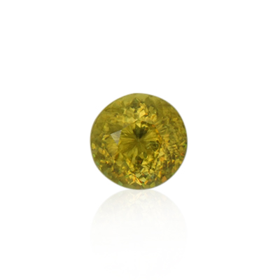 0.99 ct Yellow Sphene - Round