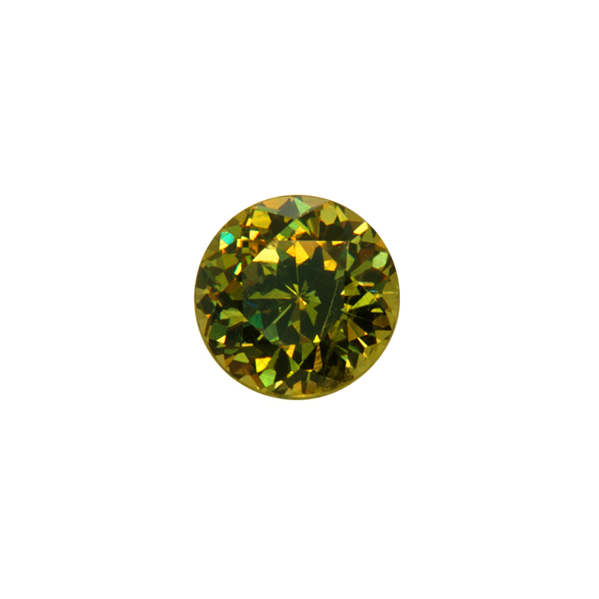 1.02 ct Green Garnet-Demantoid - Round