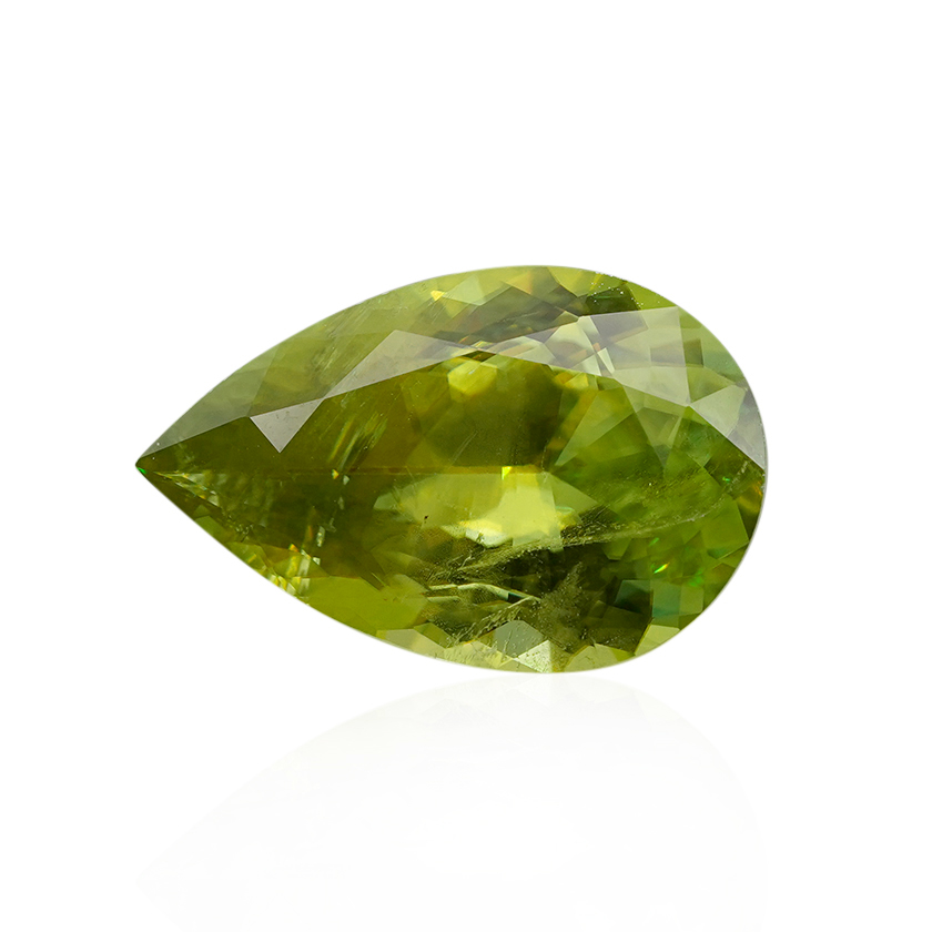 7.42 ct Green Sphene - Pear