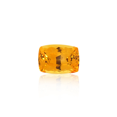1.11 ct Orange Sapphire - Cushion