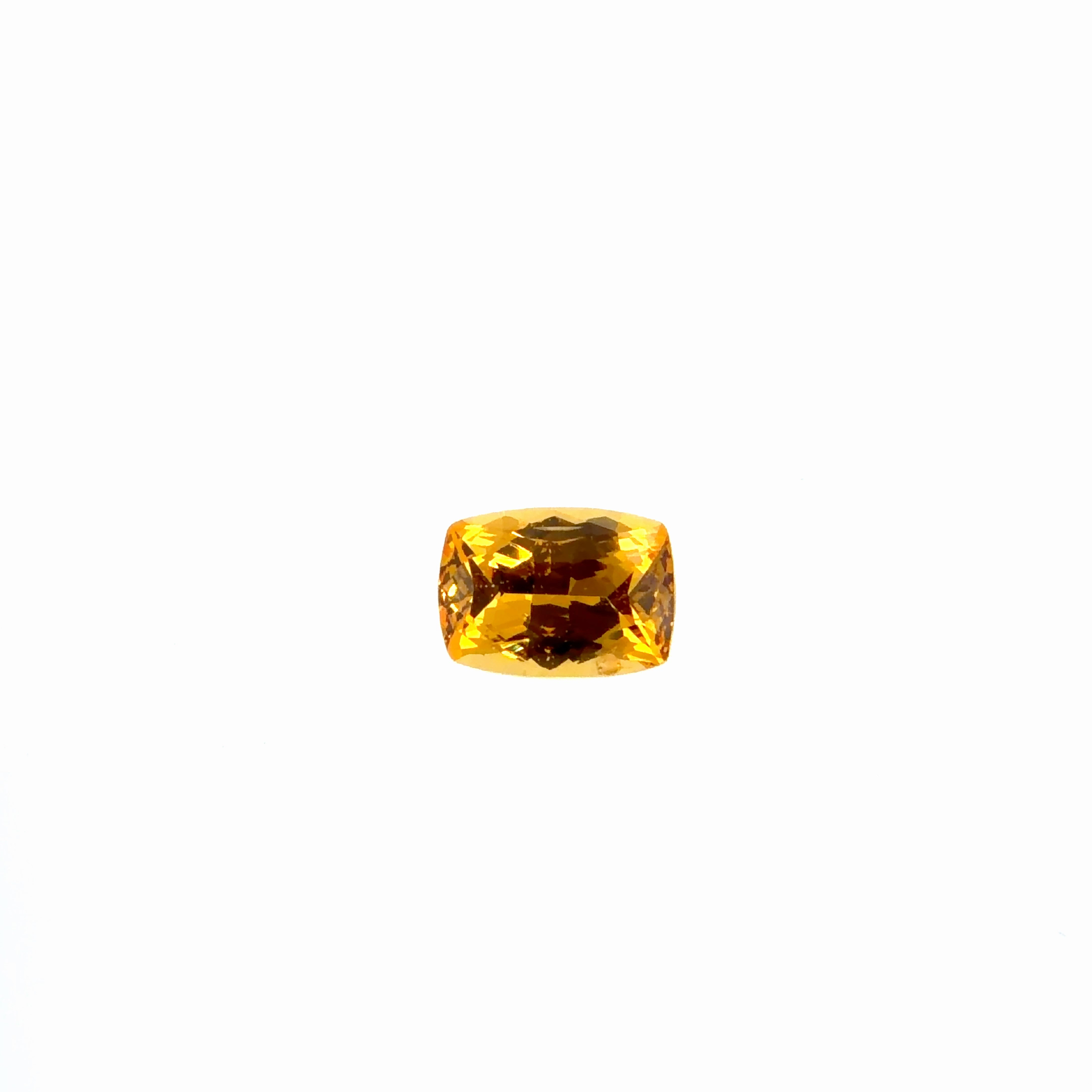 1.30 ct Orange Sapphire - Cushion