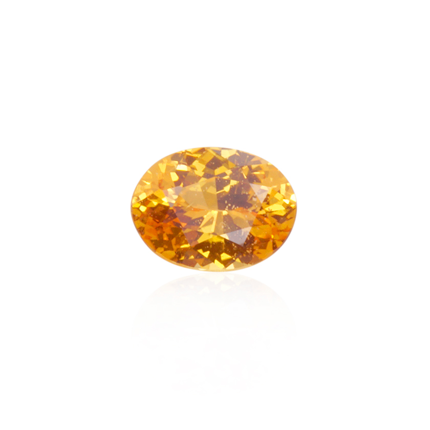 1.00 ct Orange Sapphire - Oval