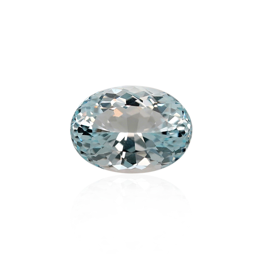 5.96 ct Blue Aquamarine - Oval