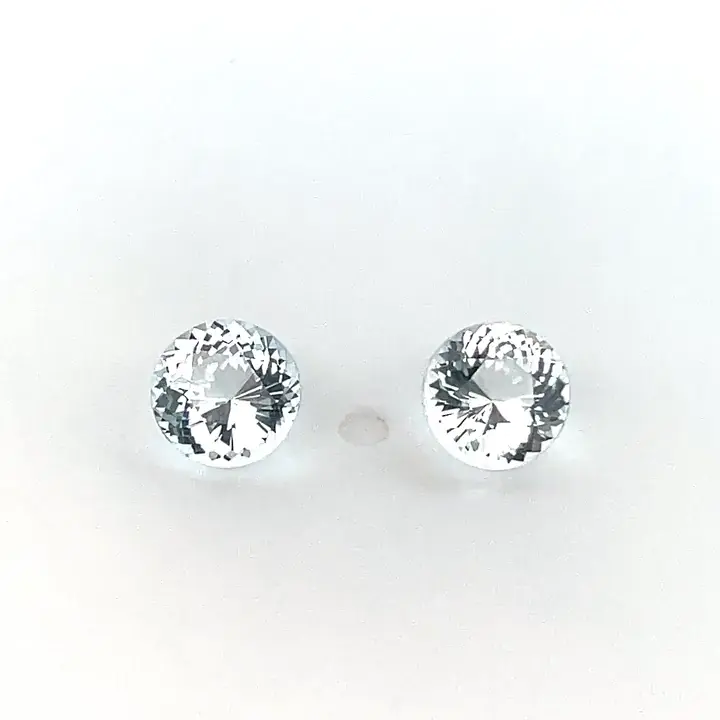 1.23 ct Blue Aquamarine - Round