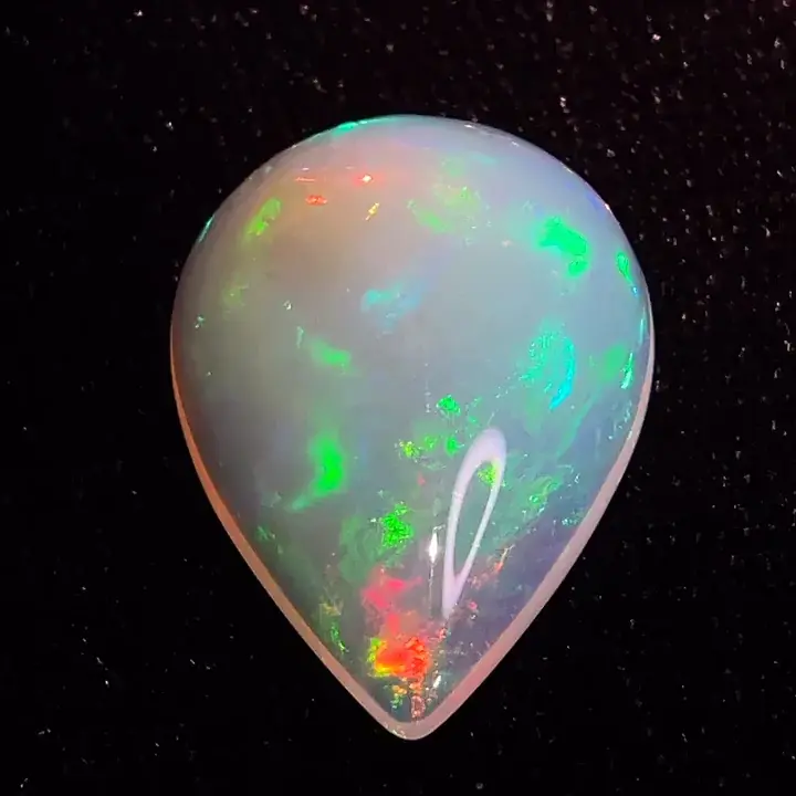 6.14 ct Colorless Opal - Pear