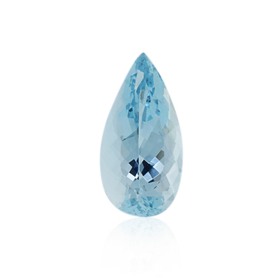 6.90 ct Blue Aquamarine - Pear