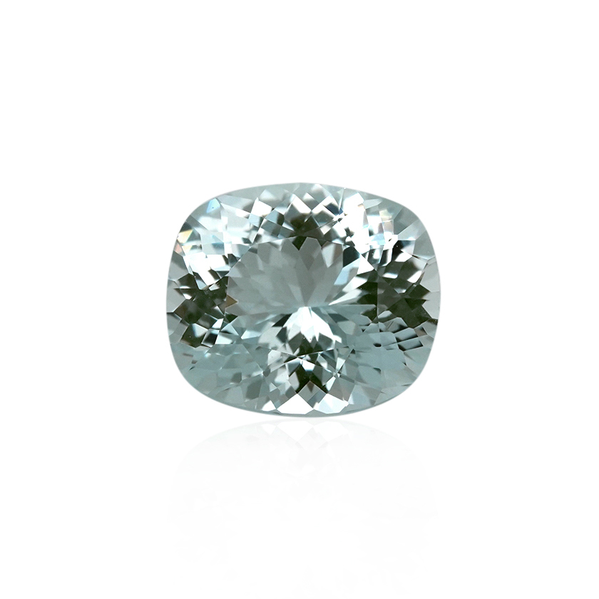 3.12 ct Blue Aquamarine - Cushion