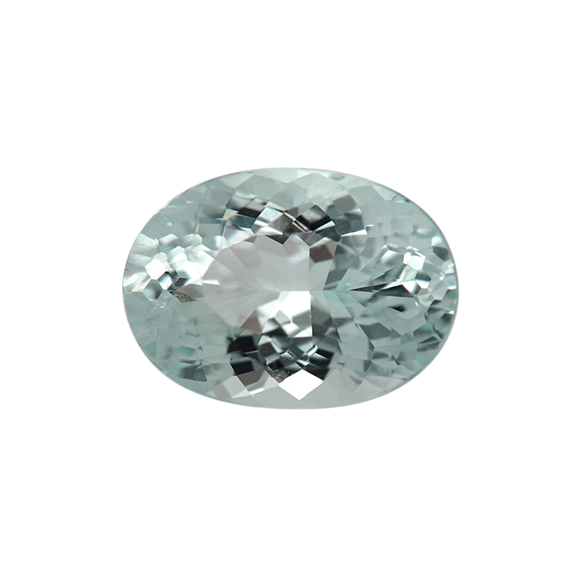 3.95 ct Blue Aquamarine - Oval