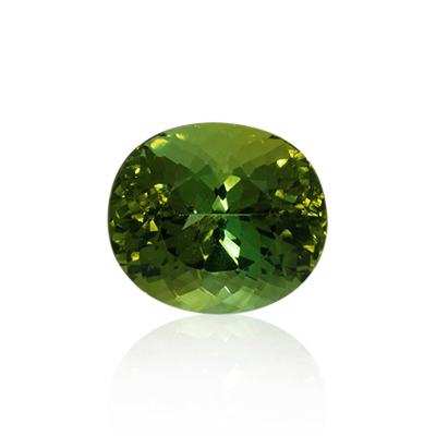6.71 ct Green Tourmaline - Oval