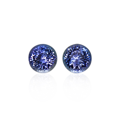3.96 ct Blue Tanzanite - Round