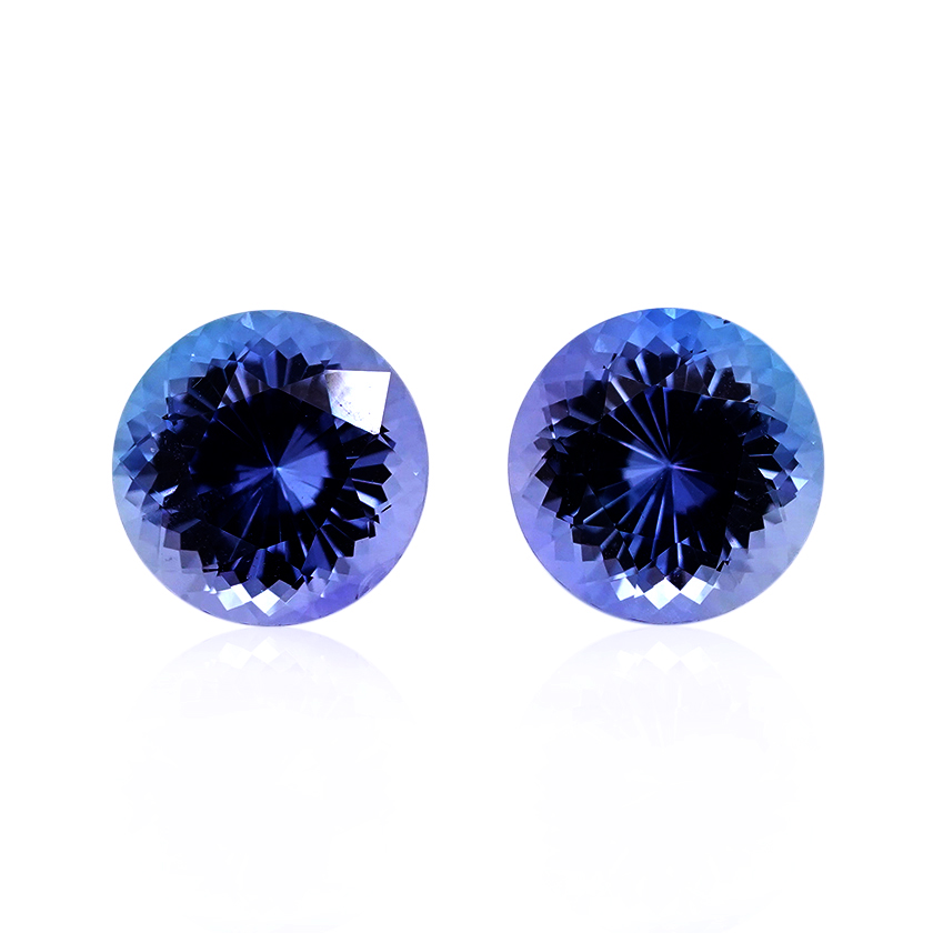 3.89 ct Blue Tanzanite - Round