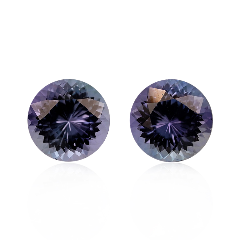 3.71 ct Blue Tanzanite - Round