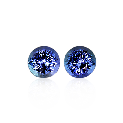 3.92 ct Blue Tanzanite - Round