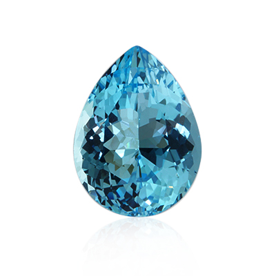 12.59 ct Blue Topaz-Blue - Pear