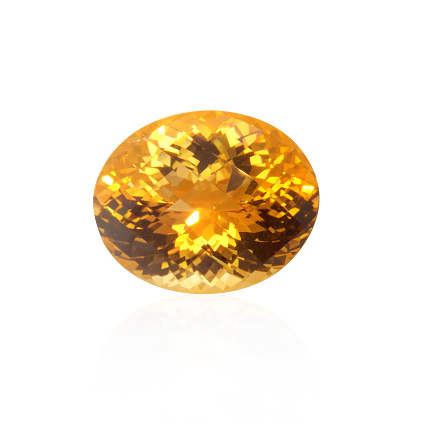 27.20 ct Yellow Citrine - Oval