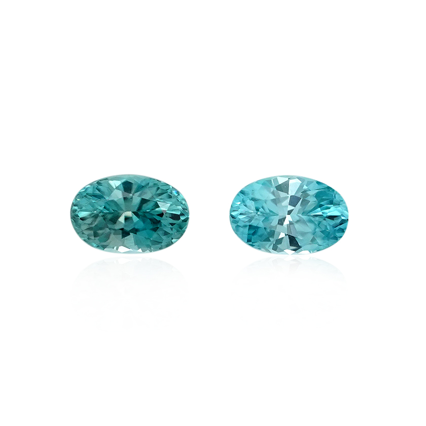 1.41 ct Blue Zircon - Oval