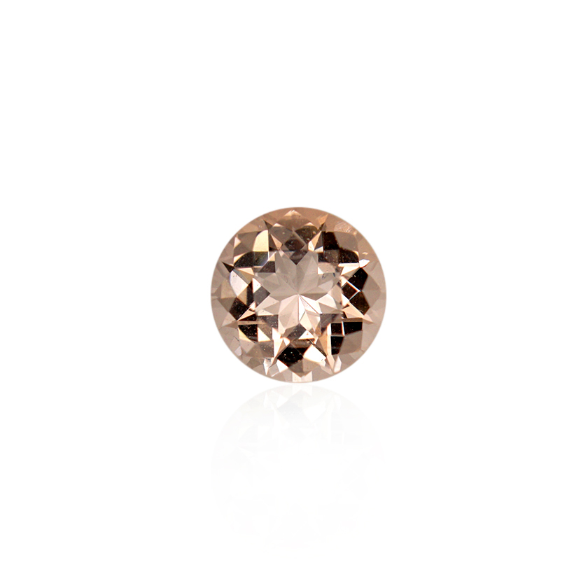 1.28 ct Pink Morganite - Round