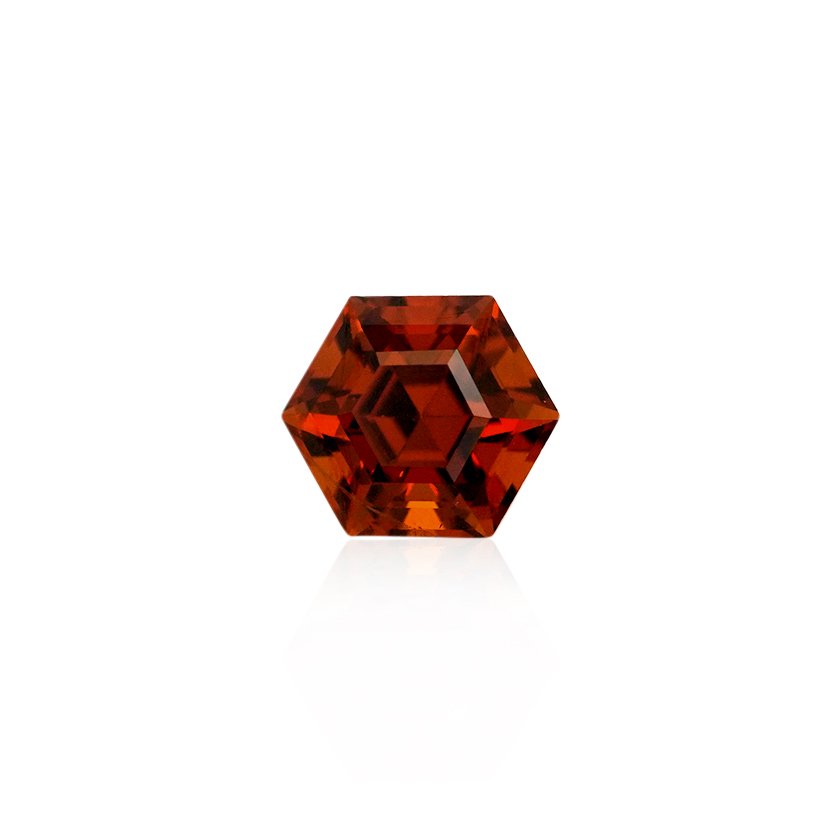 0.95 ct Orange Garnet-Spessartite - Hexagon