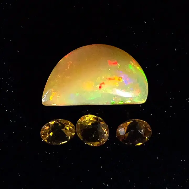 4.43 ct Orange Opal - Freeform