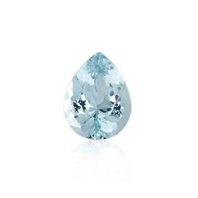 6.61 ct Blue Aquamarine - Pear
