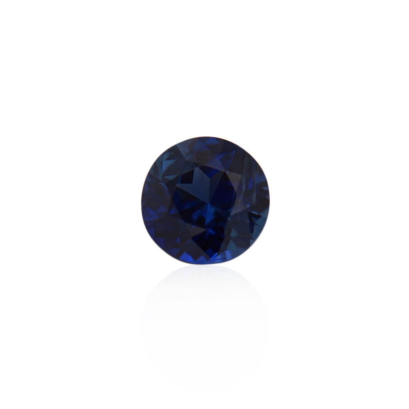 0.74 ct Blue Sapphire - Round
