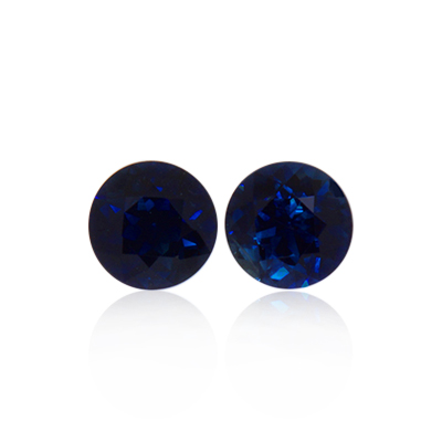 1.46 ct Blue Sapphire - Round
