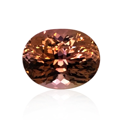 11.16 ct Bi-color Tourmaline - Oval