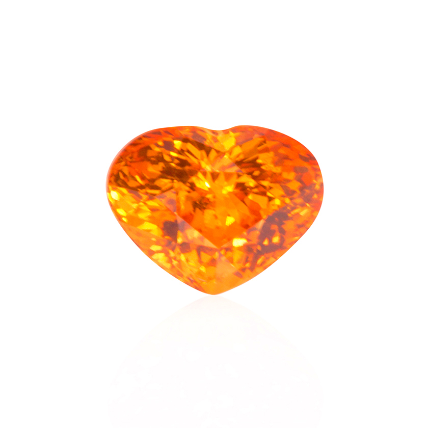 1.84 ct Orange Garnet-Spessartite - Heart