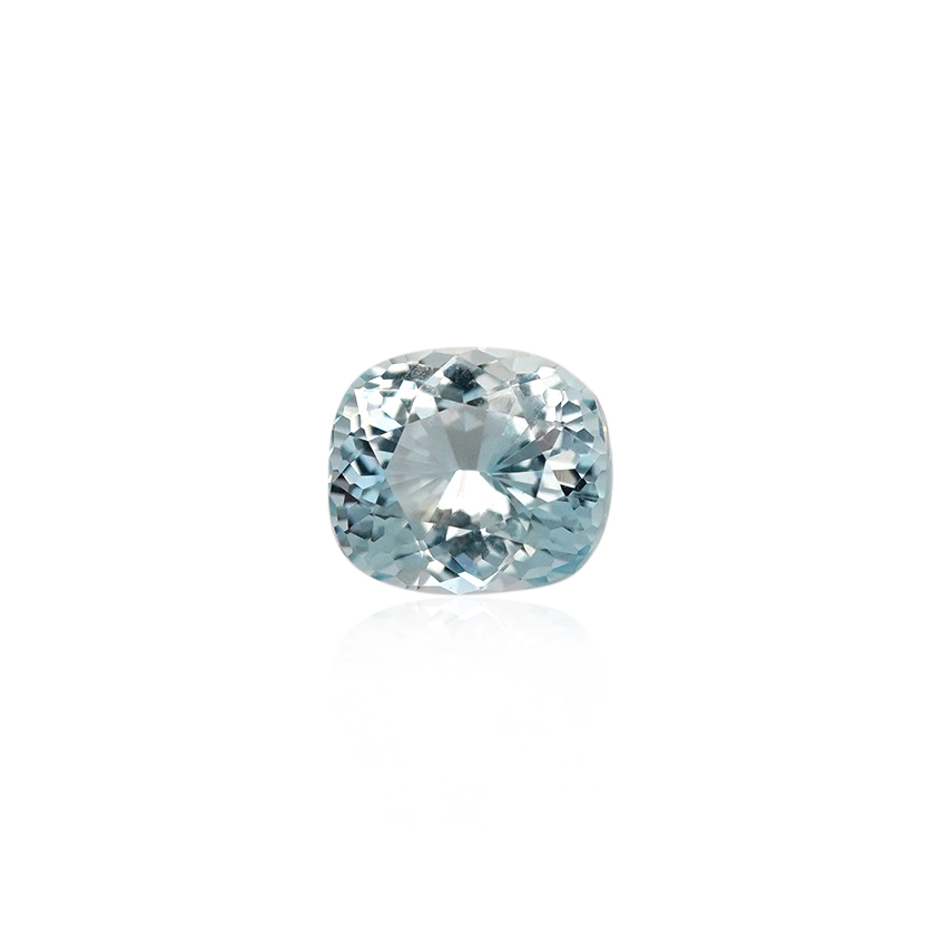 0.60 ct Blue Aquamarine - Cushion