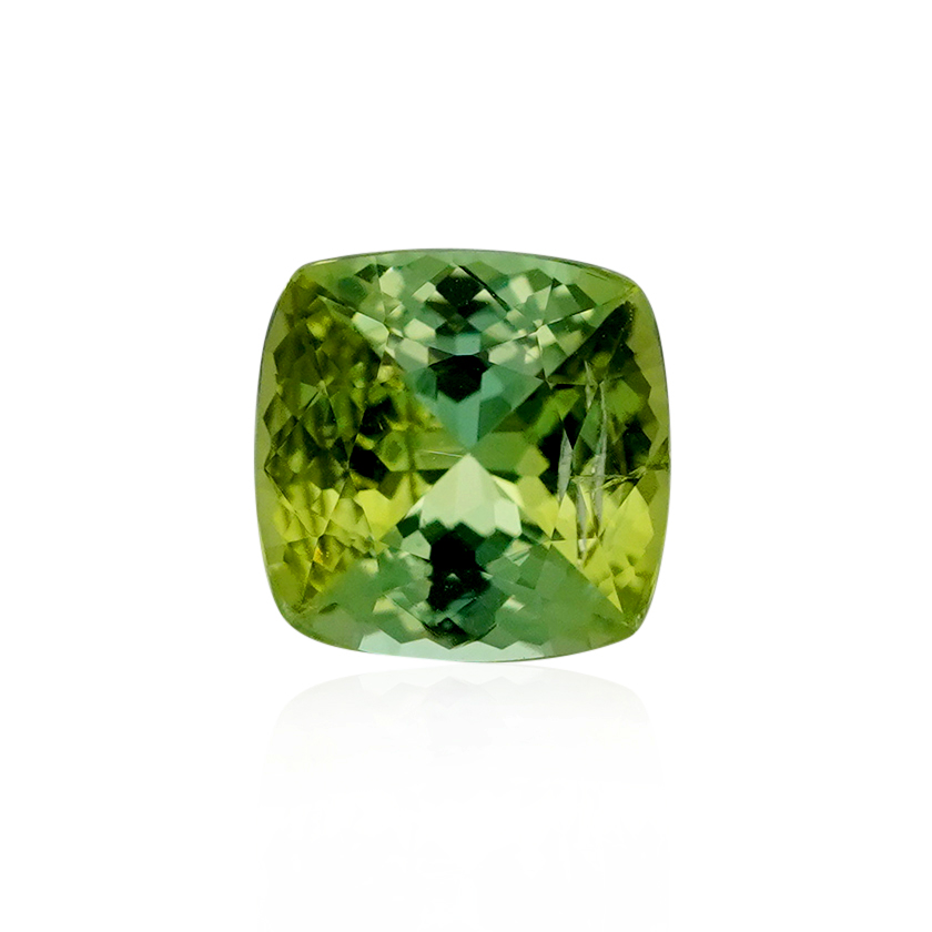 1.53 ct Green Tourmaline - Cushion