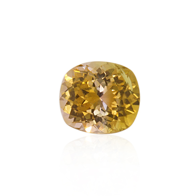2.91 ct Yellow Tourmaline - Cushion