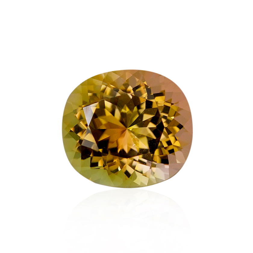 3.19 ct Bi-color Tourmaline - Oval
