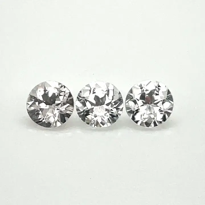 3.19 ct White Zircon - Round