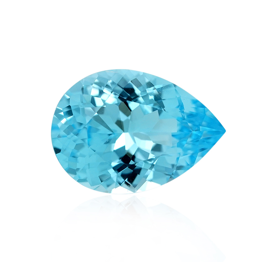 11.43 ct Blue Topaz-Blue - Pear