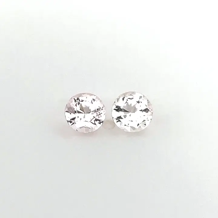 1.26 ct Pink Morganite - Round