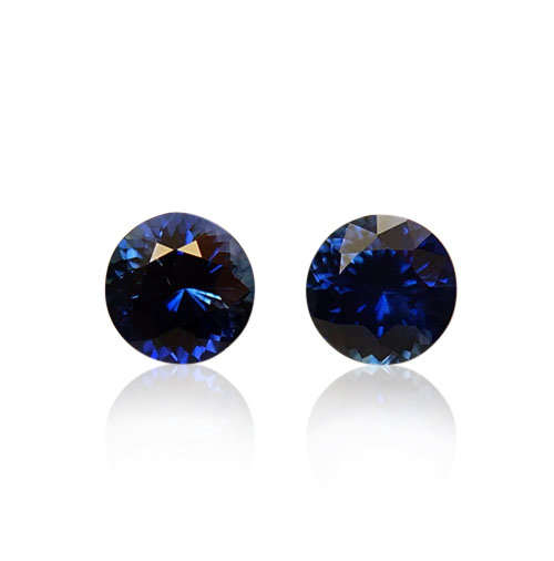 1.26 ct Blue Sapphire - Round