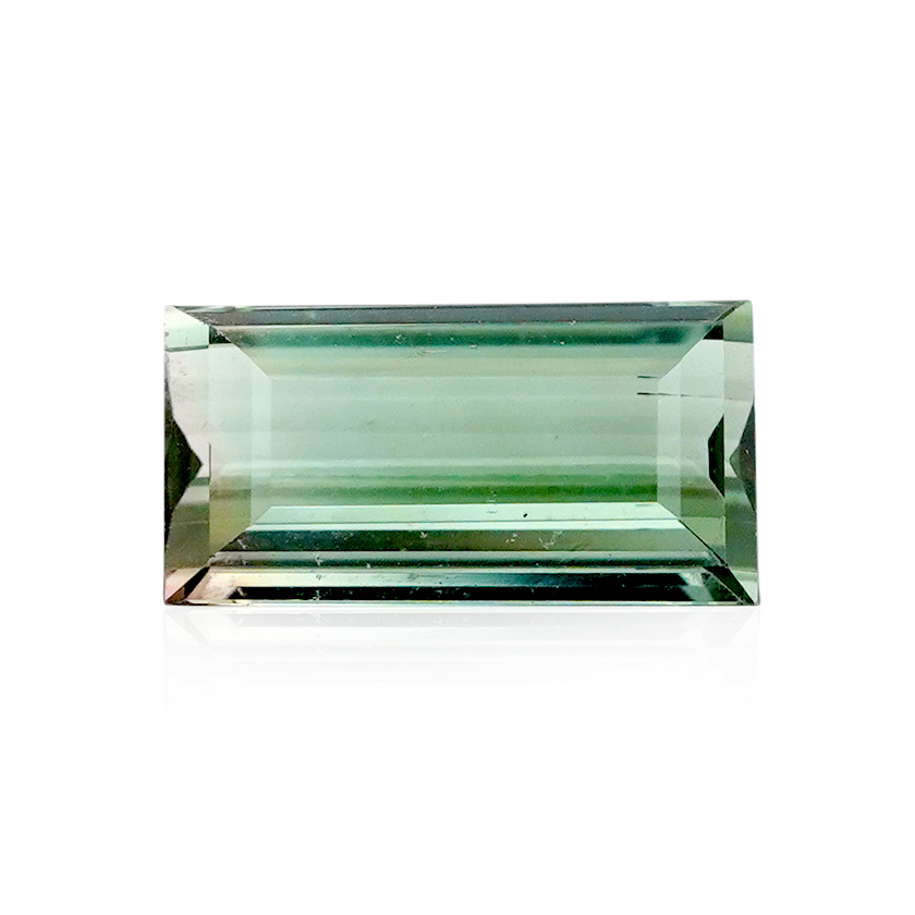 2.61 ct Bi-color Tourmaline - Emerald Cut