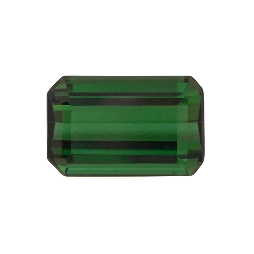 1.68 ct Green Tourmaline - Emerald Cut