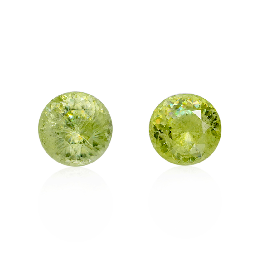 1.25 ct Yellow Sphene - Round