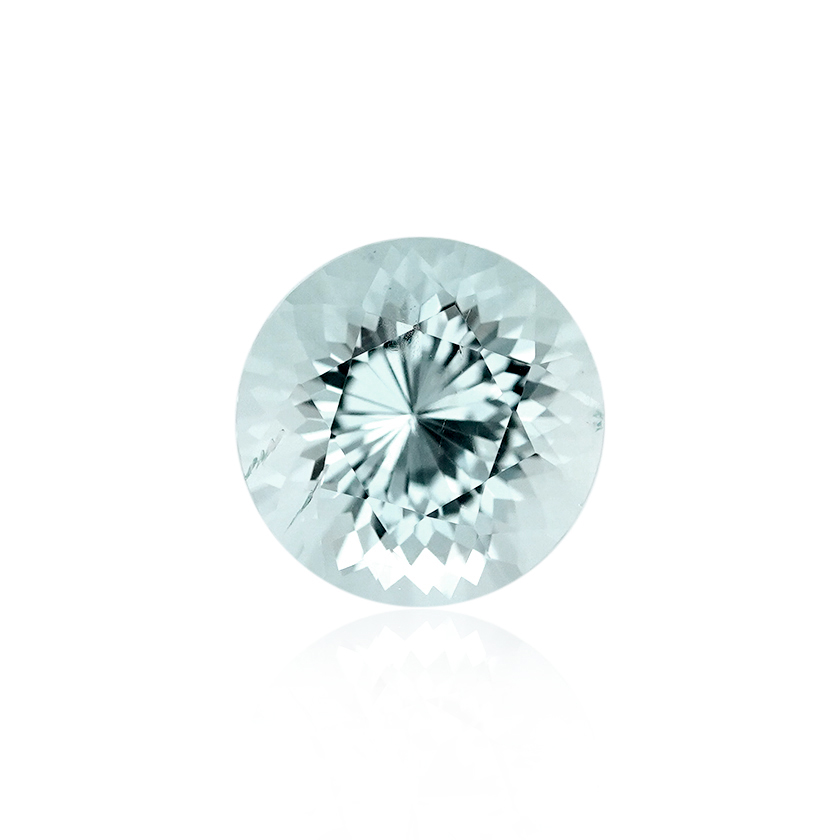 1.75 ct Green Aquamarine - Round