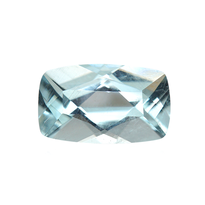4.15 ct Blue Aquamarine - Cushion