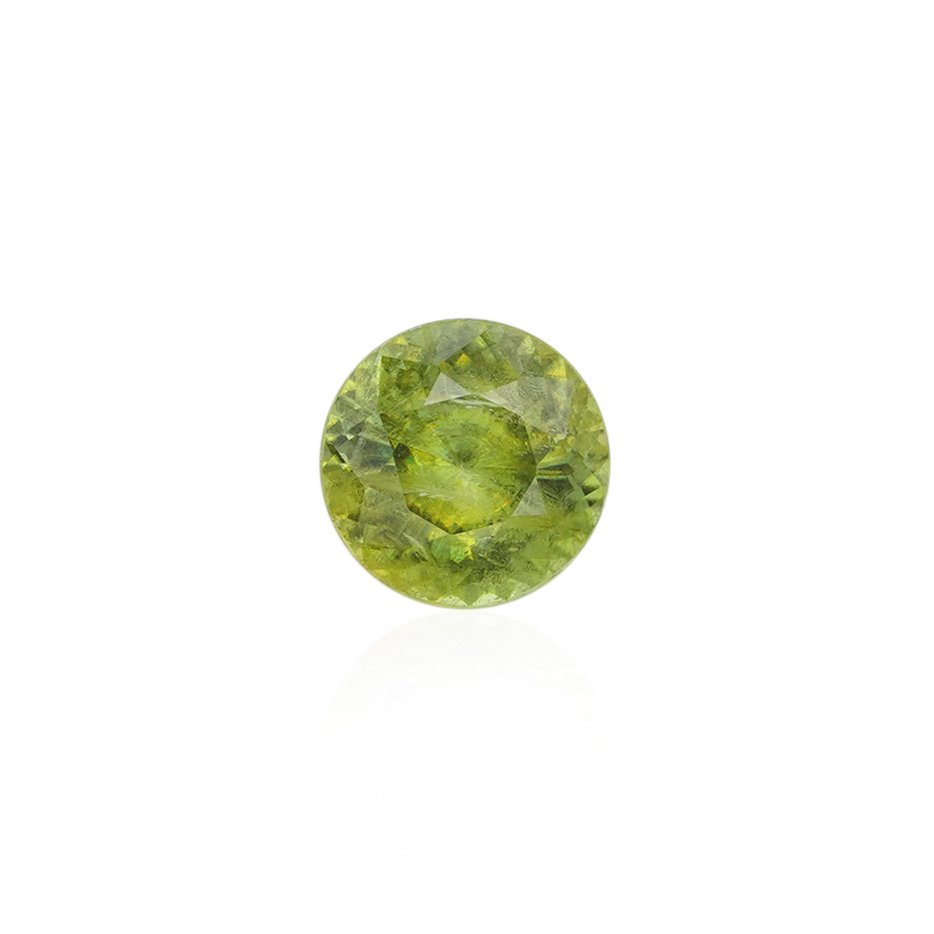 0.97 ct Yellow Sphene - Round
