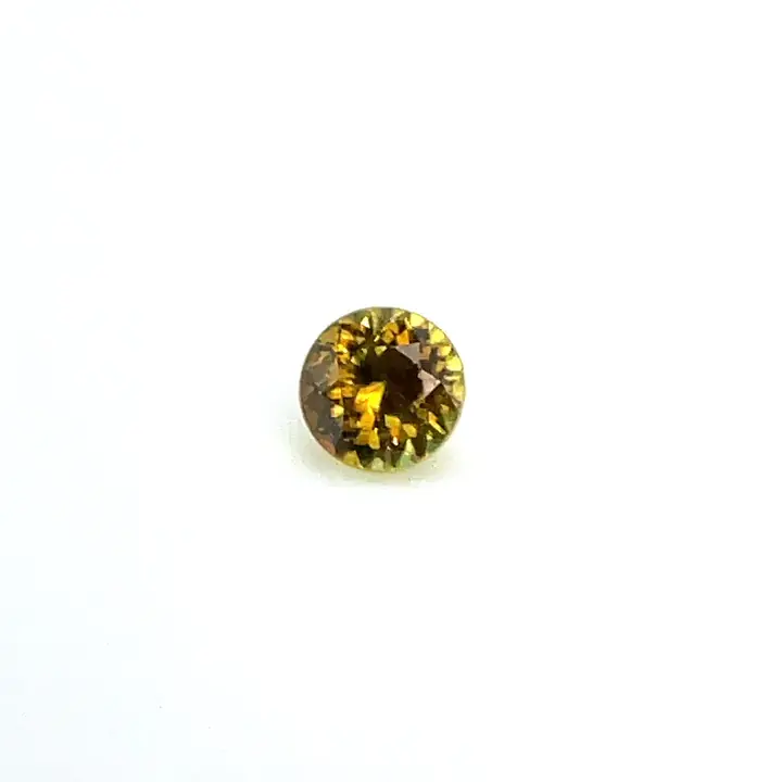 0.66 ct Yellow Sphene - Round