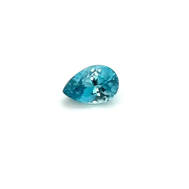 1.95 ct Blue Zircon - Pear