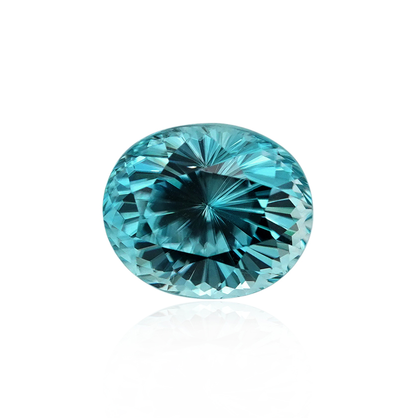 4.23 ct Blue Zircon - Oval